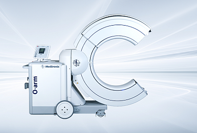 Chirurgie vertebrale assistée par navigation, images 3D scanner